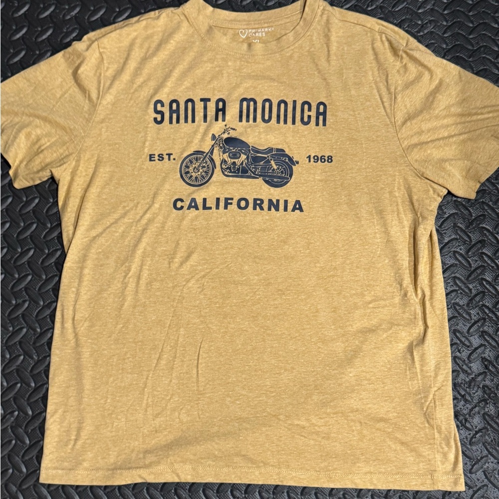 Santa Monica Graphic T-Shirt - Tan